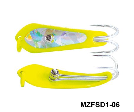 AQUA MARINE - Fishing Spoon with Double Hooks - (Size: 1)